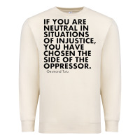 Sandshell human rights quote protest political Premium Sweatshirt - longCreatives
