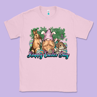 Gnome Bunny Happy Easter Day Classic Tee Designed By Howdyjamesfarm