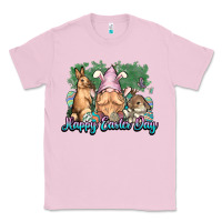 Bubblegum Pink Gnome bunny Happy Easter Day Classic Tee - HowdyJamesFarm