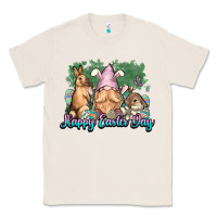 Natural Gnome bunny Happy Easter Day Classic Tee - HowdyJamesFarm