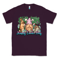 Plum Gnome bunny Happy Easter Day Classic Tee - HowdyJamesFarm