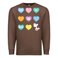Chestnut peanuts valentine candy heart Premium Sweatshirt - longCreatives