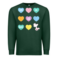 Sports Green peanuts valentine candy heart Premium Sweatshirt - longCreatives