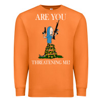 Carrot Are You Threatening Me Funny Cartoon Halloween Premium Sweatshirt - longCreatives