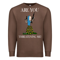 Chestnut Are You Threatening Me Funny Cartoon Halloween Premium Sweatshirt - longCreatives