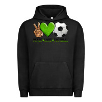 Peace Love Soccer Urban Hoodie | Teevron