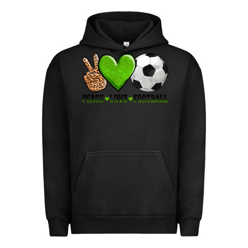 Peace Love Soccer Urban Hoodie by AdoDesignShop | Teevron