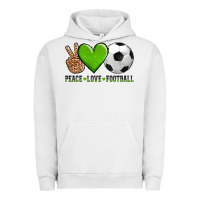 Pigment Lunar Rock peace love soccer Urban Hoodie - AdoDesignShop