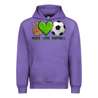 Tulip peace love soccer Urban Hoodie - AdoDesignShop