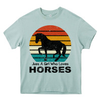 Arona Just A Girl Who Loves Horses Heavy Core Tee - Bettercallsaul