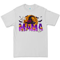 Dove Grey Halloween Mama Premium Tee - texasbilliewilder