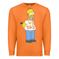 Carrot The Simpsons Homer Number 1 Dad Father's Day V2 Premium Sweatshirt - longCreatives