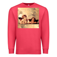 Cardinal angels gift raphael cupid cherubs art valentine angel Premium Sweatshirt - longCreatives