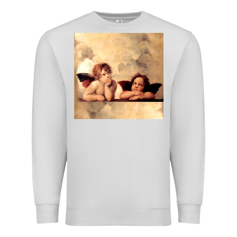 Angels Gift Raphael Cupid Cherubs Art Valentine Angel Premium Sweatshirt by longCreatives | Teevron