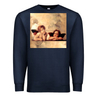 Navy angels gift raphael cupid cherubs art valentine angel Premium Sweatshirt - longCreatives