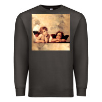 Smoke angels gift raphael cupid cherubs art valentine angel Premium Sweatshirt - longCreatives