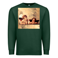 Sports Green angels gift raphael cupid cherubs art valentine angel Premium Sweatshirt - longCreatives