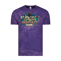 Cloud Purple Twenty twenty four graduate Vintage Tee - CowGirlArtShop