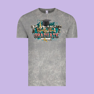 Twenty Twenty Four Graduate Vintage Tee Designed By Cowgirlartshop