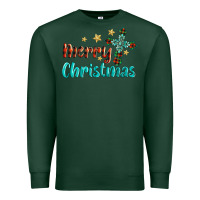 Sports Green merry christmas turquoise gemstones cross Premium Sweatshirt - BarkalooDesign