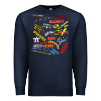 Navy Just A Little Funk Premium Sweatshirt - longCreatives