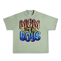 Oil Green Mom of Boys Mother's Day Urban Heavy Tee - CowGirlArtShop