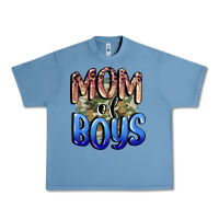 Pebble Blue Mom of Boys Mother's Day Urban Heavy Tee - CowGirlArtShop