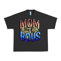 Pigment Black Mom of Boys Mother's Day Urban Heavy Tee - CowGirlArtShop