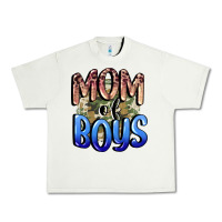 Pistachio Mom of Boys Mother's Day Urban Heavy Tee - CowGirlArtShop