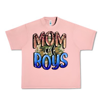 Mom Of Boys Mother's Day Urban Heavy Tee | Teevron