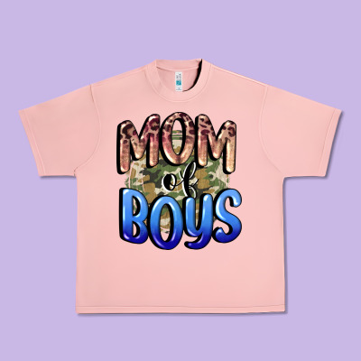 Mom Of Boys Mother's Day Urban Heavy Tee Designed By Cowgirlartshop