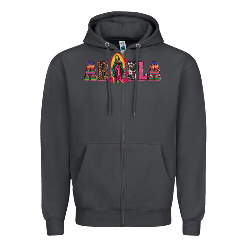 Abuela Our Lady Of Guadalupe Zipper Hoodie by Artiststas | Teevron