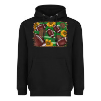 Black American football background Heavyweight Hoodie - BarkalooDesign