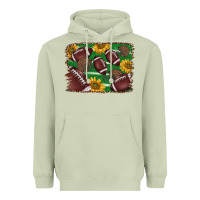 Matcha American football background Heavyweight Hoodie - BarkalooDesign