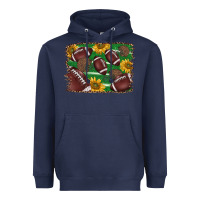 Navy American football background Heavyweight Hoodie - BarkalooDesign