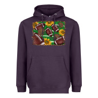 Plum American football background Heavyweight Hoodie - BarkalooDesign