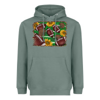 Sage American football background Heavyweight Hoodie - BarkalooDesign
