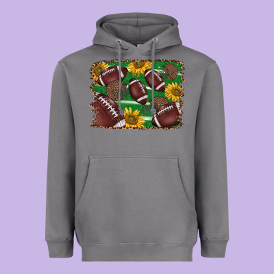 American Football Background Heavyweight Hoodie Designed By Barkaloodesign