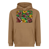 Toasted Coconut American football background Heavyweight Hoodie - BarkalooDesign