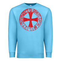 Mens Crusader Knight  Knights Templar Cross T  Badge Premium Sweatshirt | Teevron