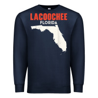 Navy lacoochee florida usa state america travel floridian t shirt Premium Sweatshirt - longCreatives