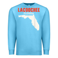 Ocean Blue lacoochee florida usa state america travel floridian t shirt Premium Sweatshirt - longCreatives