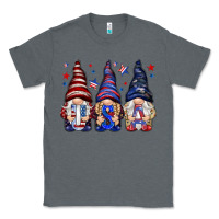 Charcoal Heather USA gnomies 4th of july Classic Tee - HowdyJamesFarm