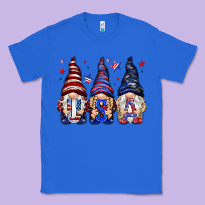Usa Gnomies 4th Of July Classic Tee Designed By Howdyjamesfarm