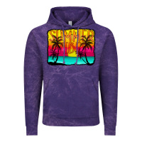 Cloud Purple summer vibes Vintage Hoodie - CowCowDesign