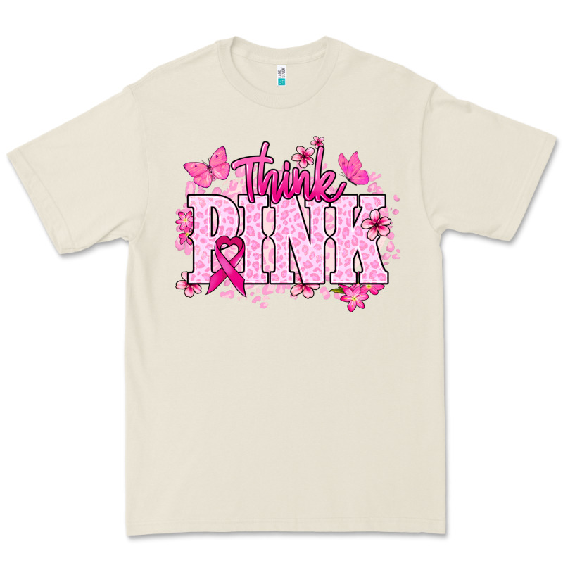 Think Pink Premium Tee by NancyCooperArtShop | Teevron