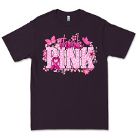 Plum Think pink Premium Tee - NancyCooperArtShop