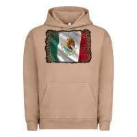 Pigment Burro mexico flag black glitter leopard Urban Hoodie - AdoDesignShop