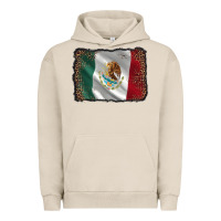 Pigment French Oak mexico flag black glitter leopard Urban Hoodie - AdoDesignShop