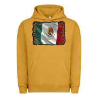 Pigment Peanut Butter mexico flag black glitter leopard Urban Hoodie - AdoDesignShop